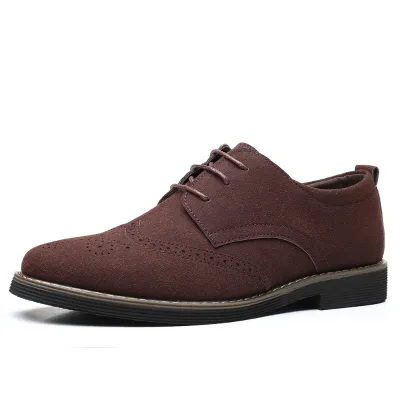 FROSTED LACE-UP BROGUE SHOE GB-5678