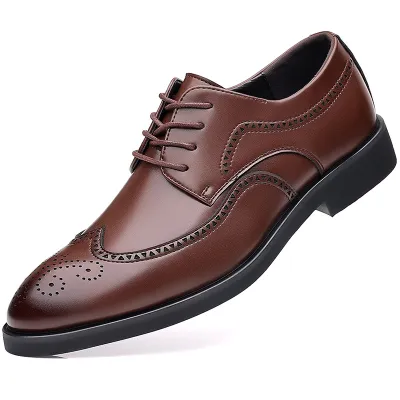 BUSINESS BREATHABLE SOFT SOLE VERSATILE LEATHER SHOE GB-6010