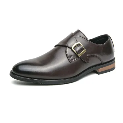 FORMAL POINTED BRITISH STYLE LEATHER SHOE GB-6059