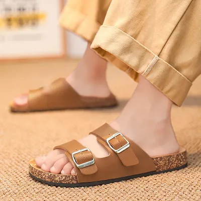FASHION CROSS-BORDER CORK SLIPPER GB-7520