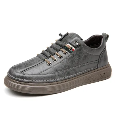 BREATHABLE KOREAN STYLE TRENDY LEATHER SHOE GB-2036