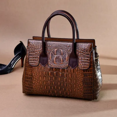 CROCODILE PATTERN  AMERICAN STYLE HANDBAG  GB-3049Y