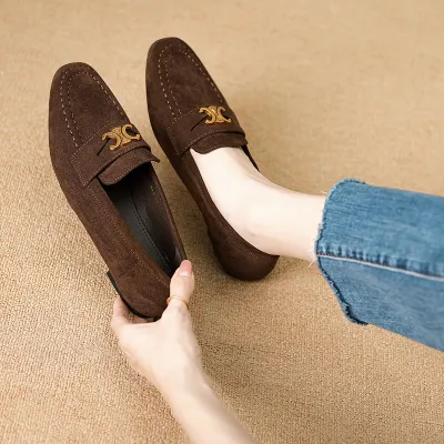 HUILIYA WOMEN'S SLIP-ON CASUAL FLAT LOAFERS GB-2213