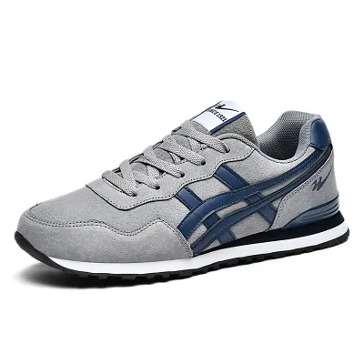 GENUINE LEATHER SOFT-SOLED NON-SLIP RUNNING SHOES GB-6370