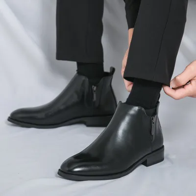 CROSS-BORDER AUTUMN AND WINTER CLASSIC RETRO CHELSEA BOOTS GB-4119