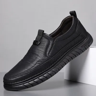 VERSATILE SOFT LEATHER CASUAL SHOES GB-0806