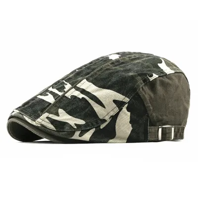 CAMOUFLAGE KOREAN STYLE DUCKBILL CAP GB-0842ARGR