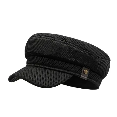 BREATHABLE MESH DUCKBILL FLAT CAP GB-2338B