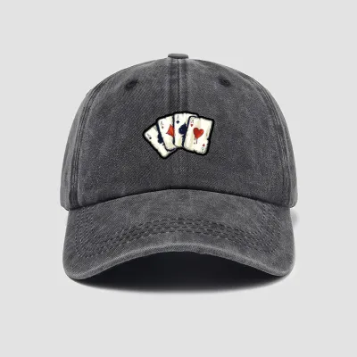 POKER RETRO BASEBALL CAP GB-9201B