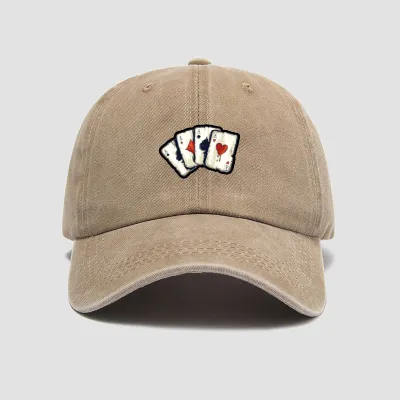 POKER RETRO BASEBALL CAP GB-9201KH