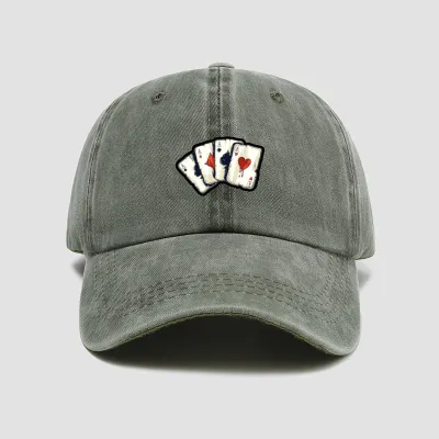 POKER RETRO BASEBALL CAP GB-9201ARGR