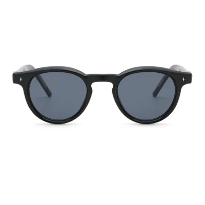 NEW IMITATION ACETATE PROPIONIC ACID ROUND FRAME SUNGLASS GB-9848B