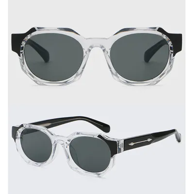 NEW IMITATION ACETATE PROPIONIC ACID PIN HIGH-END SUNGLASS GB-9860TRANSPARENT