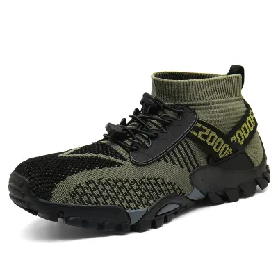 FLYING WOVEN MID-CUT SOCK-TOP LIGHTWEIGHT HIKING SHOE GB-M900