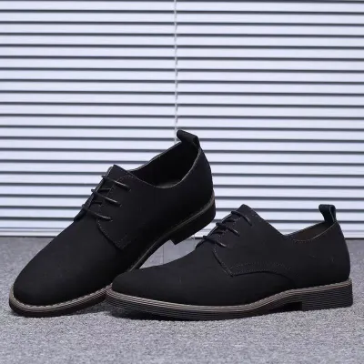 SUEDE MODERN FASHION RETRO SHOE GB-4006