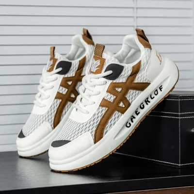 HOLLOW WOVEN MESH BREATHABLE CASUAL SHOE GB-BSL9