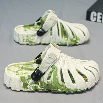 THICK-SOLED MONSTERA HOLE SANDAL GB-2107
