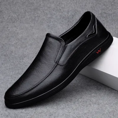 KOREAN STYLE TWO-LAYER LEATHER LOAFER GB-8338