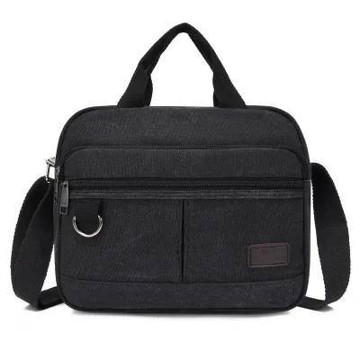 HORIZONTAL CANVAS SHOULDER BAG GB-0308B