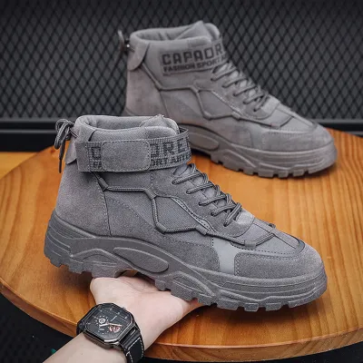 BRITISH STYLE NON-SLIP HIGH-TOP BOOT GB-9696