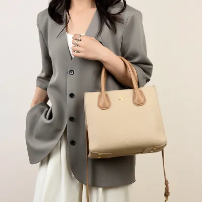 ELEGANT AND PRACTICAL ATMOSPHERIC COMMUTER  GENUINE LEATHER WOMEN'S BAG GB-B100AP