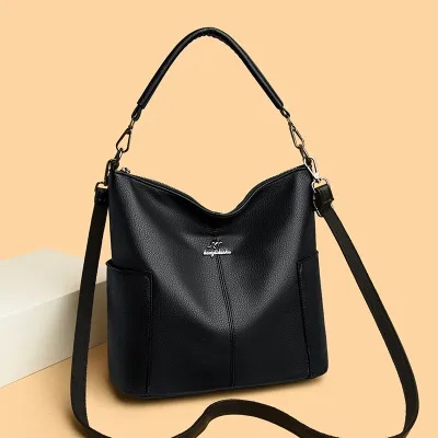 LARGE CAPACITY FASHIONABLE GENUINE LEATHER WOMEN'S BAG GB-B801B