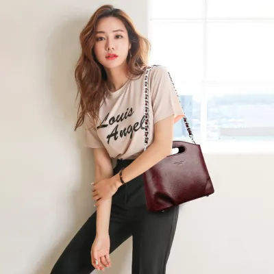 GENUINE LEATHER ENVELOPE WOMEN'S BAG GB-6089R