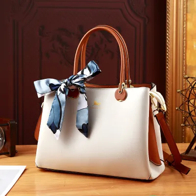VERSATILE LARGE CAPACITY GENUINE LEATHER WOMEN'S BAG GB-0263BrW