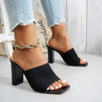 EUROPEAN AND AMERICAN STYLE HIGH HEELS LIGHTWEIGHT WOMEN'S SANDAL GB-Y011