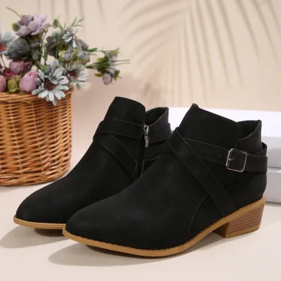FOREIGN TRADE CROSS-BORDER ROMAN RETRO FASHION WOMEN'S  BOOT GB-0241