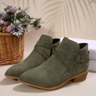 FOREIGN TRADE CROSS-BORDER ROMAN RETRO FASHION WOMEN'S  BOOT GB-0241