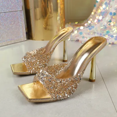 OUTDOOR WEAR FASHIONABLE MID-HEEL WOMEN'S SHOES GB-2556