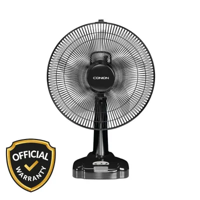Conion 16" Inch Rechargeable Fan (BE-2316 BDR) | Black