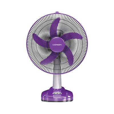 Conion 16" Inch Rechargeable Fan (BE-2316 BDR) | Purple