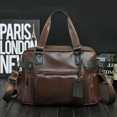 Leather Large Capacity Bag