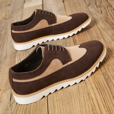 Suede Comfort Brogue Shoes