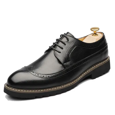 Men's Pointed Leather Formal Shoes