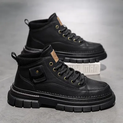 Microfiber Leather Martin Boots 