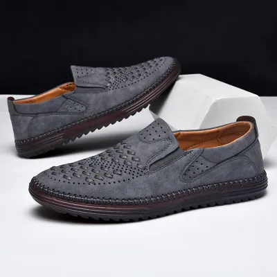 Low-Top Cowhide Loafer