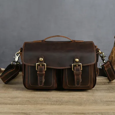 Genuine Leather Handmade Men's Bag 