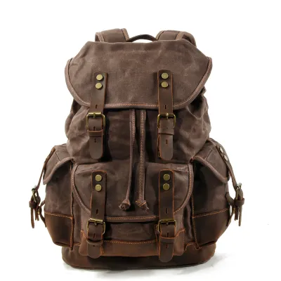 Genuine Leather Mountaineering Bag
