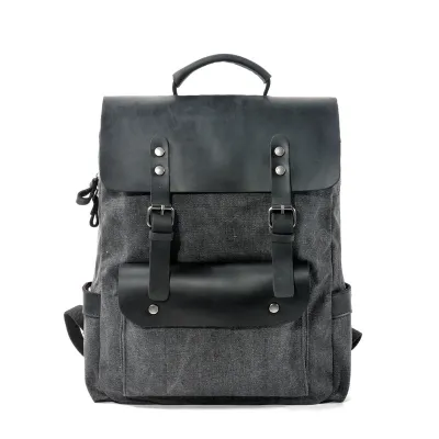 Muchuan Retro Canvas Backpack 