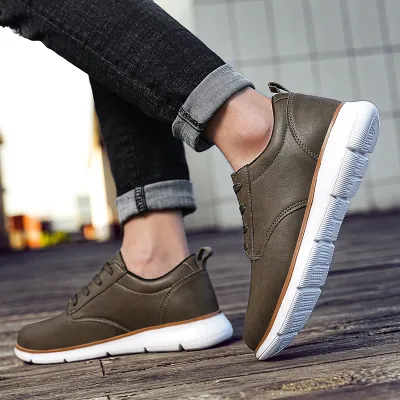 Microfiber Leather Casual Shoes