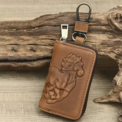 Genuine Leather Car Key Bag