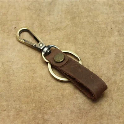 Handmade Genuine Leather Keychain