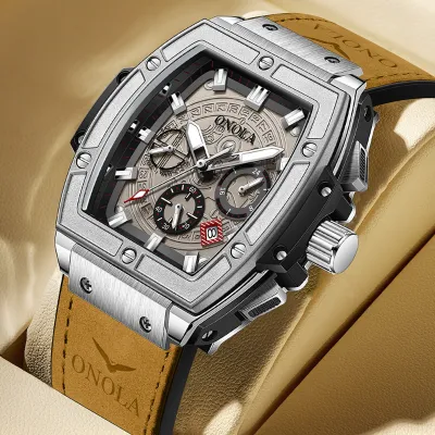 Barrel-Shaped Quartz Watch