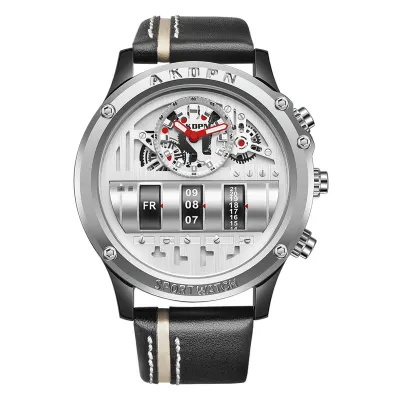 Large Dial Calendar Watch