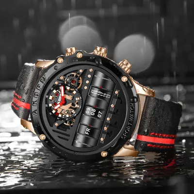 Large Dial Calendar Watch