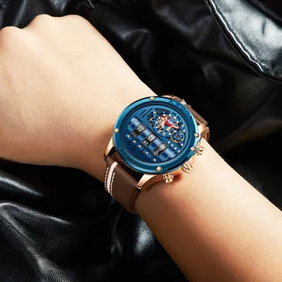 Large Dial Calendar Watch