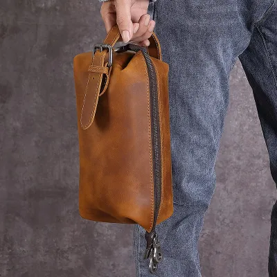 Genuine Leather Clutch Bag